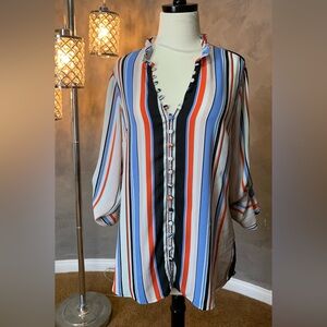 Express Multicolor Striped Blouse